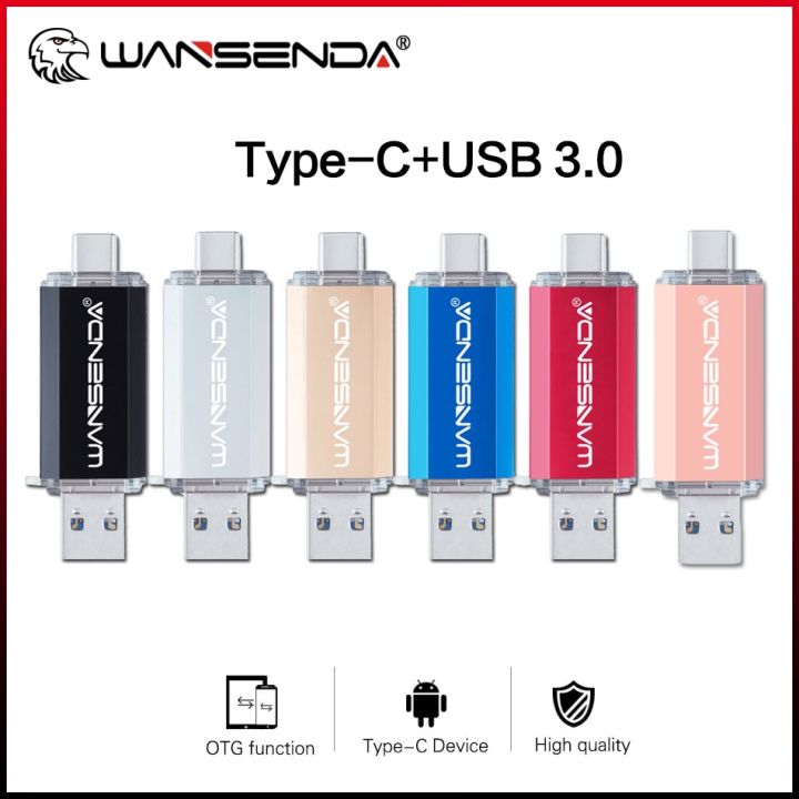 wansenda-otg-usb-แฟลชไดร์ฟชนิด-c-ไดร์ฟปากกา512gb-256gb-128gb-64gb-32gb-16แท่ง-usb-ขนาด-gb-3-0-pendrive-สำหรับอุปกรณ์-type-c