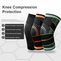 [Rear Waves]1 PieceFitness Knee Pad Support Bandage Braces Elastic NylonCompression Sleeve For Basketball Volleyball Fitness