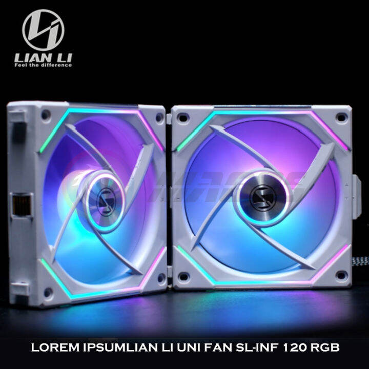 LIAN LI UNI FAN SL INFINITY 120 Mirror RGB Gen. 3Th 40 Leds L-Connect 3 ...