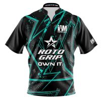 2023 NEW   Roto Grip DS Bowling POLO POLO shirt - Design 1516-RG 3D Polo POLO shirt  (Contact online for free design of more styles: patterns, names, logos, etc.)