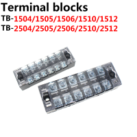 5Pcs 600V TB2504 TB2505 TB2506 TB2510ตำแหน่งสกรูสายไฟการเชื่อมต่อ Barrier Terminal Strip