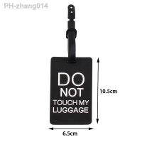 1Pcs Luggage Tags Anti Theft PVC Letters Baggage Name Tag Suitcase ID Address Label Work Covers Portable Travel Accessories