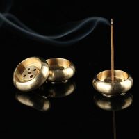 1pcs High Quality 5 Holes Mini Brass Incense Burner Incense Sticks Censer Stand Holder Home Decor