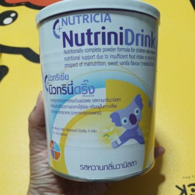 อาหารทางการแพทย์ nutrinidrink  รสหวานกลิ่นวานิลลา ขนาด 400g exp.03/02/2024