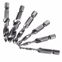 【♘COD Free Cas♘】 guangz ก้าน Hex Countersink ดอกสว่านเหล็กสว่านเจาะแบบผสม M3-m10 6ชิ้น/เซ็ตความเร็วสูง