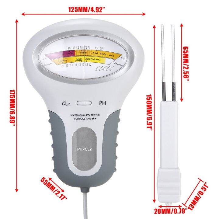 sale-wortiedarko1974-190x120mm-ระดับเมตรสปาสระว่ายน้ำตรวจสอบ-ph-cl2ทดสอบคุณภาพน้ำเครื่องมือวัด1ชิ้น