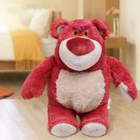 JFDHGR ตุ๊กตา การ์ตูน ของตกแต่งบ้าน กลิ่นสตรอเบอร์รี่ ของเล่นนุ่ม Lotso ตุ๊กตาLotsoตุ๊กตา ของเล่นตุ๊กตาหมีสตรอเบอร์รี่ ของเล่นสัตว์ ตุ๊กตาของเล่น