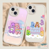 เคสนิ่ม ลายการ์ตูนหมีน่ารัก สําหรับ OPPO A78 A17 A57 A12 A15 A5s A58 A17K A16 A7 A53 A54 Reno 8T 5 7Z 4F 6 8 5F A3s A31 A9 A5 A16E A55 A76 A74 A96 A95 A1K A16K เคสโทรศัพท์ ด้านหลัง