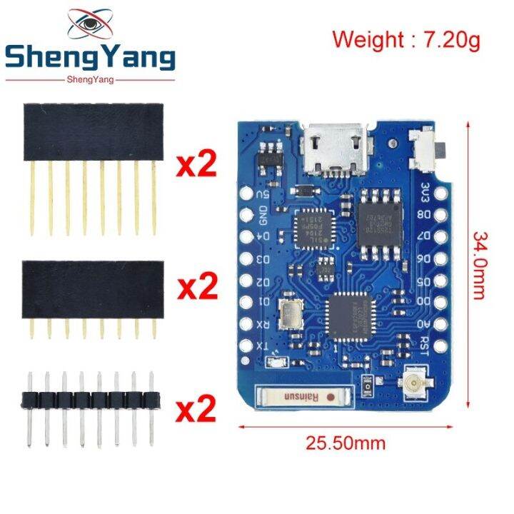 wemos-d1-mini-pro-v3-0-nodemcu-4mb-16mb-bytes-lua-wifi-internet-of-things-development-board-based-esp8266-ch340g-nodemcu-v2