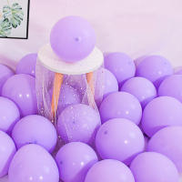 Cheapest# Macaron  Latex  Balloon 10 Inch 2.2 G Thick Wedding Party Decoration Birthday Balloon color:Purple【Ready Stock】