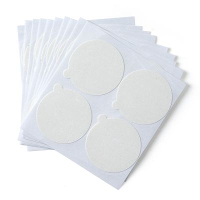 100Pcs Paper Lids Seals Stickers White Paper for Filling Disposable Empty Nespresso Coffee Pod Reusable Cover