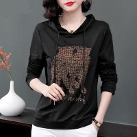 ✔㍿ Long Sleeve Shirt Hood Womens Hooded Long Sleeve Shirt Womens - Female T-shirt - Aliexpress