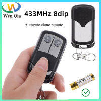 [คลังสินค้าพร้อม] WenQia 433MHz AutoGate Remote Controller Transmitter SMC 5326 8 Dip Code Duplicator Wireless Controller พร้อม Silder Cover