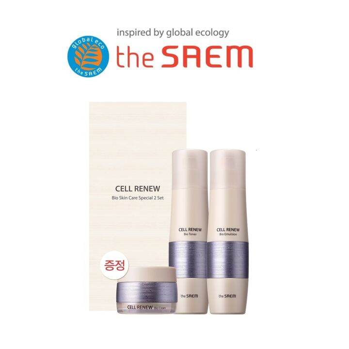 [THE SAEM] Cell Renew Bio Skin Care Special Set | Lazada PH