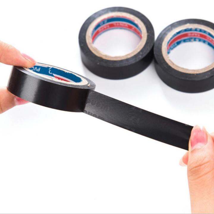 new-pvc-heat-resistant-black-electrician-tape-electrical-tape-waterproof-flame-retardant-6m-insulation-tape-self-adhesive-tape-adhesives-tape