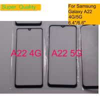 อะไหล่สำหรับ Galaxy A22 4G กระจกหน้า A226 A22 LCD ข้างหน้าหน้าจอสัมผัส A225ขนาด5G พร้อมกาวโอก้า