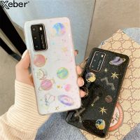 [Hot K] เคสโทรศัพท์มือถือดาวเคราะห์ใสแวววาวสำหรับ Samsung S23 S22 S21 S20 FE S10 Lite Plus Note 20 Ultra 10 9 A52 A72 A71 A32