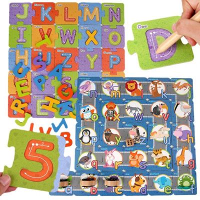 【CW】 1 Set Baby Convenient Storage Alphabet Educate  Early Cards