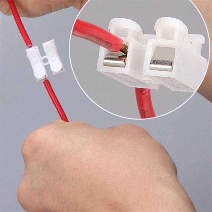 50pcs-splice-ch-2-wire-ch-3-spring-wire-connectors-cable-clamp-block
