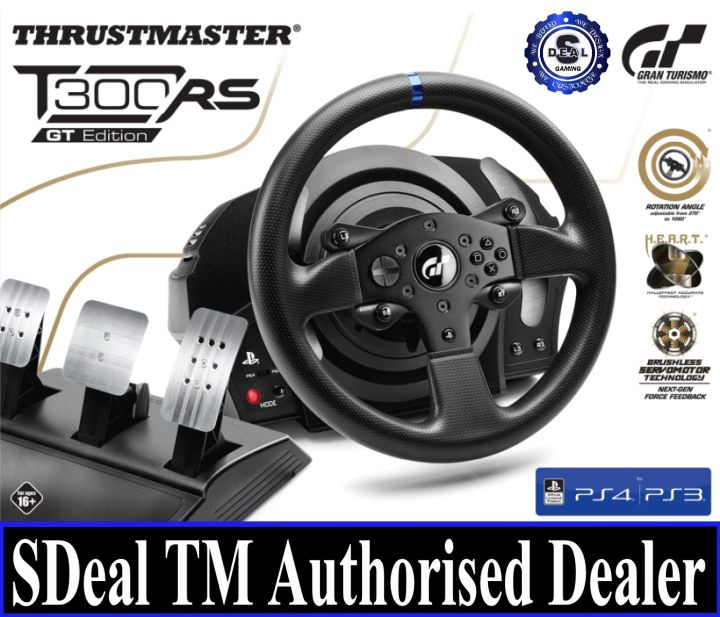 MY Warranty 1 Year] Thrustmaster T300RS GT Edition PS4 PS5 PC