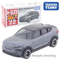 [HOT 2023] Takara Tomy Tomica No.22 Volvo C40ชาร์จ1/63 Hot Pop เด็กมอเตอร์ของเล่นดายคาสยานพาหนะหุ่นโลหะ