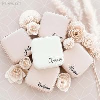 Personalised Travel Jewellery Box Gift For Friends Appreciation Day With Name Bridesmaid Proposal Wedding Maid of Honor Favors