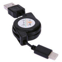 Type-C USB ซิงค์โทรศัพท์ข้อมูลที่หดได้3.1สายชาร์จสายไฟสำหรับหุ่นยนต์ IOS