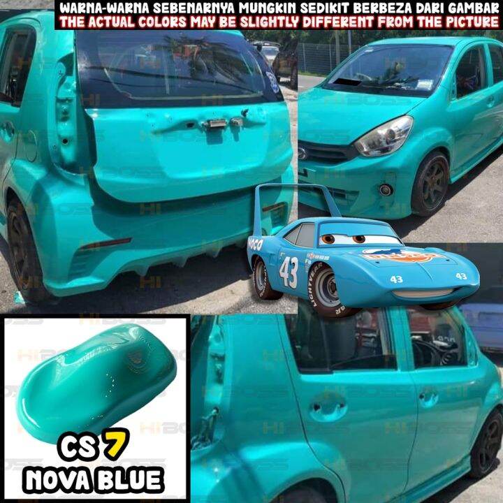 ( CS7 Nova Blue ) Aikka Old School Series Colour Kereta Paint Car Body