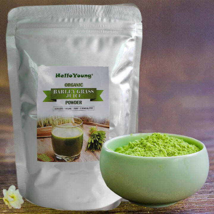 Organic Barley Grass Powder 250g original with Rich Dietary Fiber, No ...