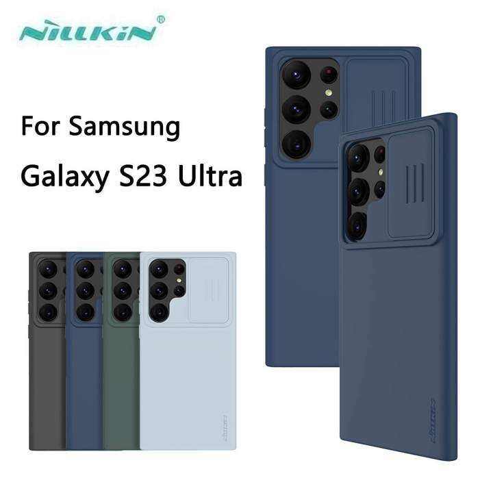 samsung-galaxy-s23-ultra-เคส-nillkin-ซิลิโคนสไลด์ฝาครอบกล้องป้องกันเคสสำหรับ-samsung-s23-ultra822