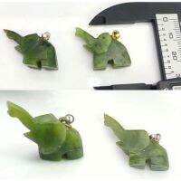 Natural Elephant Nephrite Jade pendent Green Elephant Jade pendent AAA Quality jade jewelry High Quality Jade Pendent.