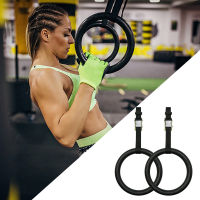 Fitness Ring 15ft Adjustable Buckle Straps Non Slip Exercise Rings Strength Training Heavy Duty Gymnastics Bodybuilding Gym Ring