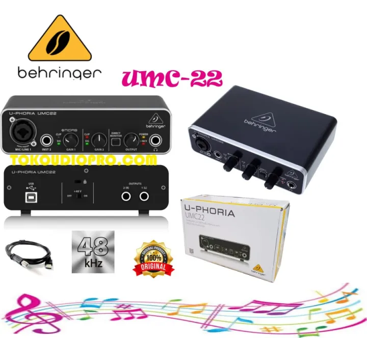 Behringer UMC22 USB Audio Interface | Lazada Indonesia