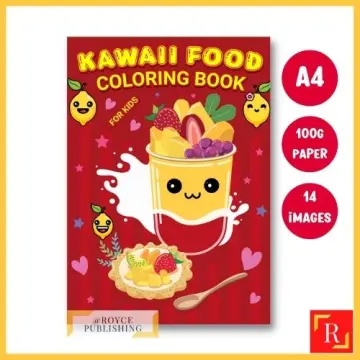 Korean delicious food time Coloring Book for Children Adult Relieve Stress  Graffiti Painting Drawing Art Book Stationery