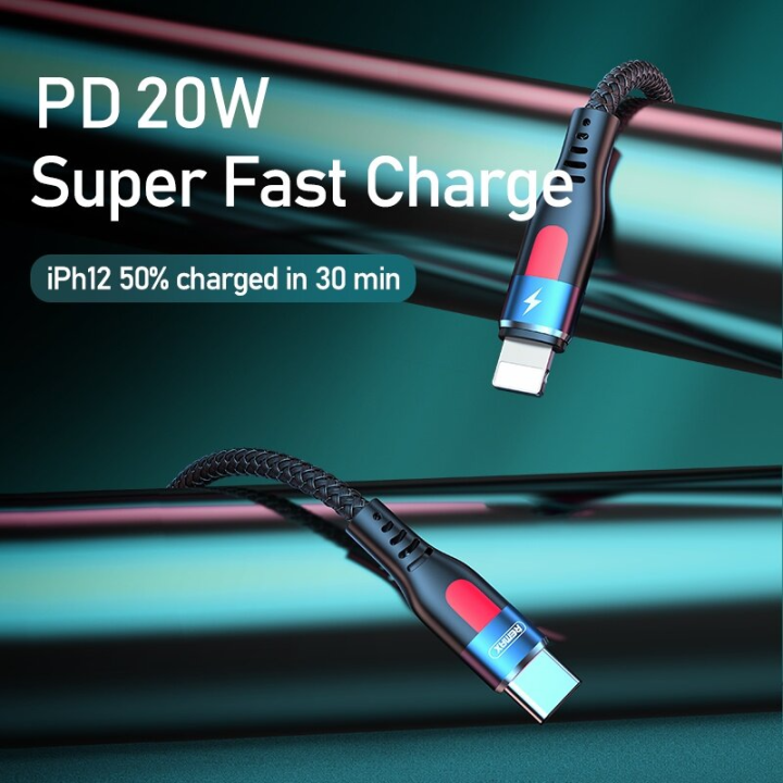 remax-rc-188i-lesu-pro-data-cable-สายชาร์จ-pd-20w-type-c-to-ip