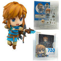 【SALE】 tiorinsecur1988 รูปปั้น Zelda ขนาด10ซม. ลมหายใจของรุ่น733 Ver เวอร์ชั่นหรูหราแอ็กชันลิงก์ตุ๊กตาของเล่นของขวัญน่ารักสำหรับ Christma