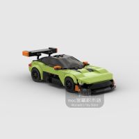 MOC Martin Vulcan Racing Sports Car Vehicle Speed Champion Racer Building Blocks Brick Creative Garage Toys For Boy Gifts