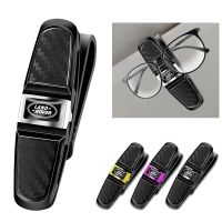 Universal ABS Car Glasses Clip Sunglasses Card Ticket Pen Holder Accessories For Land Rover Range Rover Evoque Velar Defender