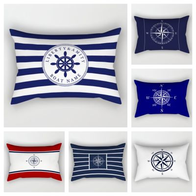 hot！【DT】▧  decoration compass waist pillowcase 30x50 home cushion 40x60 can be customized