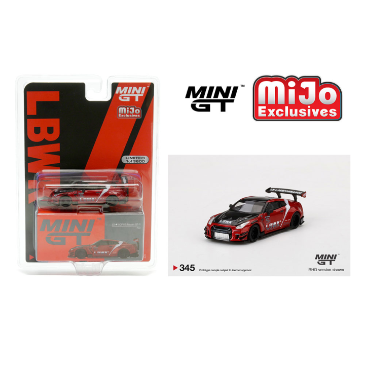Mini GT 1/64 Scale MGT00345 LBWK LB Works Nissan Skyline GT-R R35 Type ...