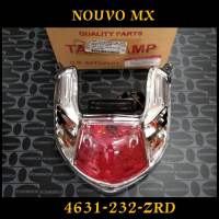 ไฟท้าย นูโว NOUVO MX (2 ตา ) ทั้งชุด เพชร  แดง/ใส  4631-232-ZRD