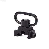 ۞✈♟ Quick Release Buckle Sling Adapter Ring QD Swivel Mount Push Button 1-1/4 20mm Weaver Rail or Picatinny Rail Mounted