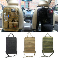 Homestar Universal MOLLE Panel ชุดอุปกรณ์ป้องกันฝาครอบเบาะรถ MOLLE อุปกรณ์จัดระเบียบเก้าอี้หลังรถ