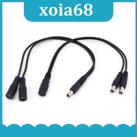 xoia68 Shop 5.5mm 2.1mm Female to Male DC Power Splitter Connector Plug Extension Cable for CCTV LED Strip Light Supply Adapter