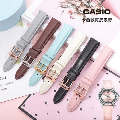 สายนาฬิกา Casio Original Leather รุ่น LTP-1391/1094/1095/LTH-1060 Womens Pink Leather Bracelet