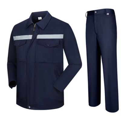 ☊☄ hnf531 PPE ปลอดภัยความปลอดภัยทำงานแจ็คเก็ตผ้าฝ้ายและกางเกงผู้ชายและผู้หญิงป้องกัน Ction เสื้อผ้าแรงงานสะท้อนแสงโรงงานพนักงานแจ็คเก็ตผู้ชาย