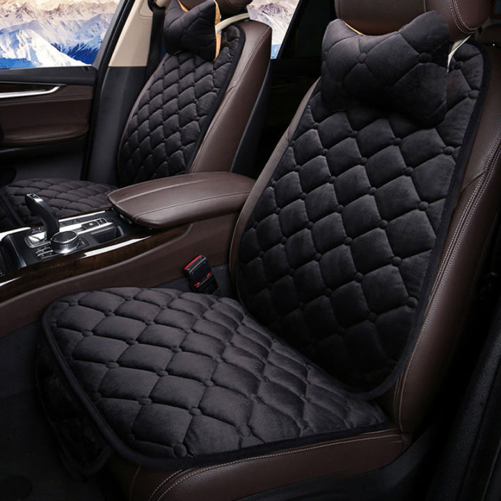 silk-velvet-car-seat-cover-with-back-pad-universal-front-chair-cushion-mat-with-neck-pillows-skin-friendly-warm-surface-for-baby