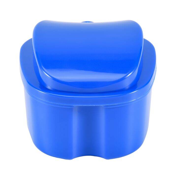 Denture Case, Denture Cup with Strainer, Denture Bath Box False Teeth