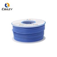 22AWG สายไฟและสายเคเบิลซิลิโคนยืดหยุ่น25เมตรลวดทองแดงหุ้มดีบุกสายเกลียว10สีที่ให้เลือกจากการเชื่อมต่อสายไฟแบบ DIY