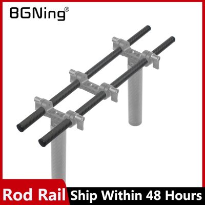 BGNing 1Pair Diameter 15mm Follow Focus Rig Cage Rod Rail System for Camera Camcorder Photo Studio Accessories Carbon Fiber Tube